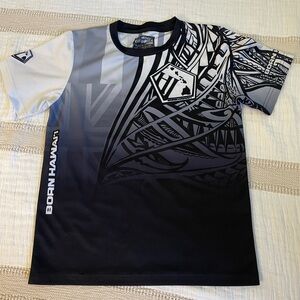 Born Hawaii Youth Black and White Faded Jersey
